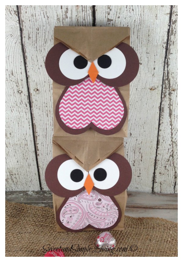 Owl Crafts: Easy Treat Bag
