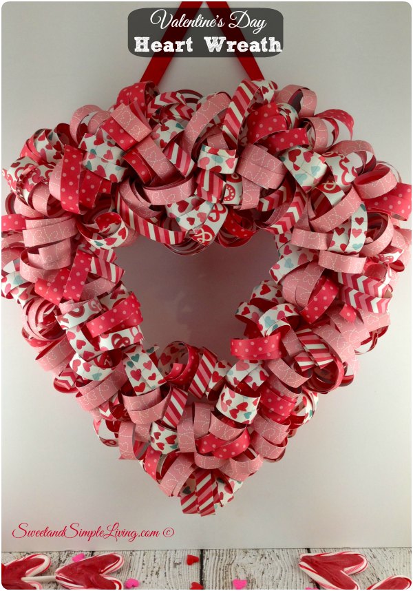 Valentine's Day Heart Wreath Tutorial