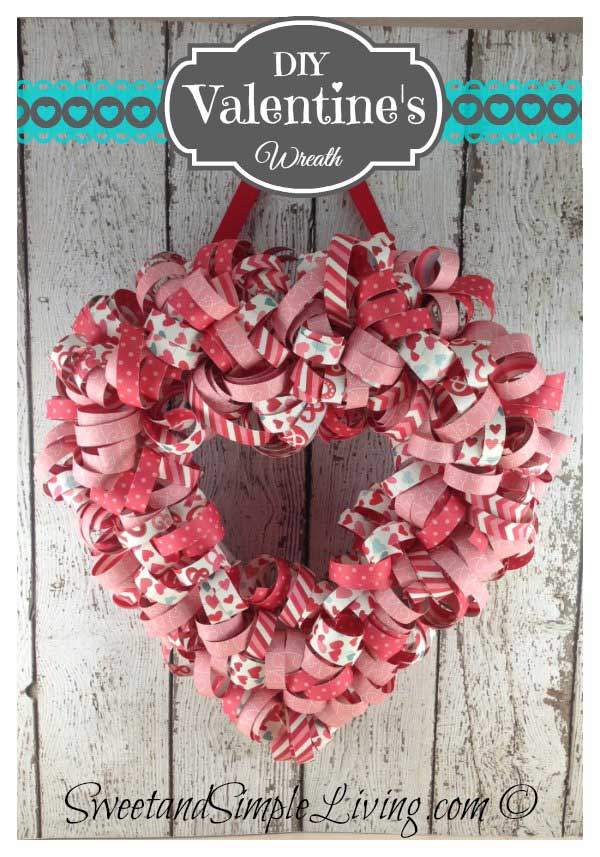 Valentine's Day Heart Wreath 1a