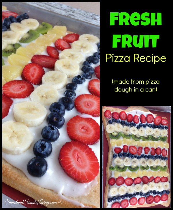 Fresh Fruit Pizza Recipe