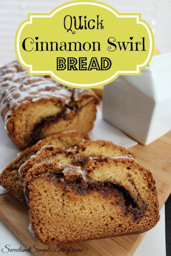 Quick Cinnamon Swirl Bread 1