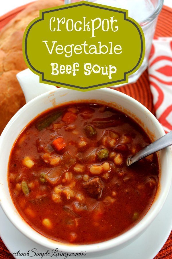 crockpot vegetable beef soup