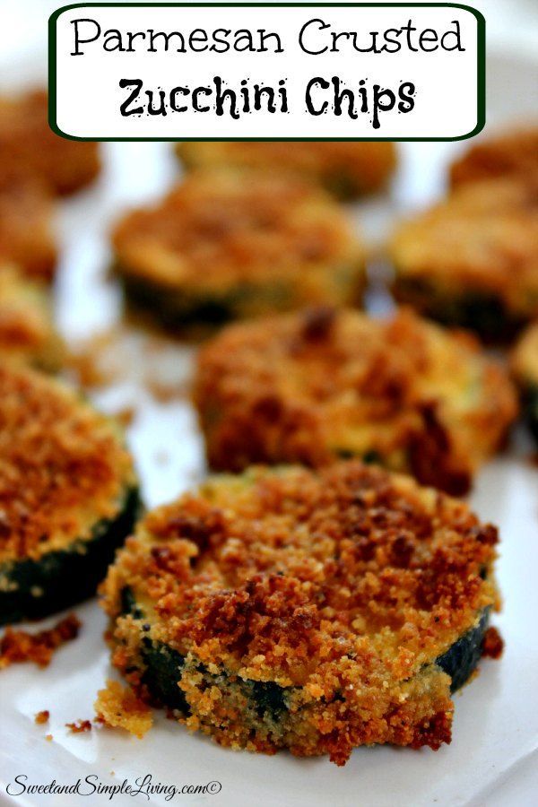 parmesan crusted zucchini chips