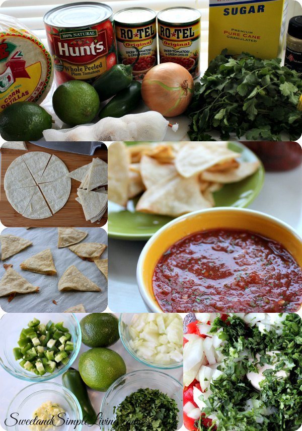 make at home chips and salsa