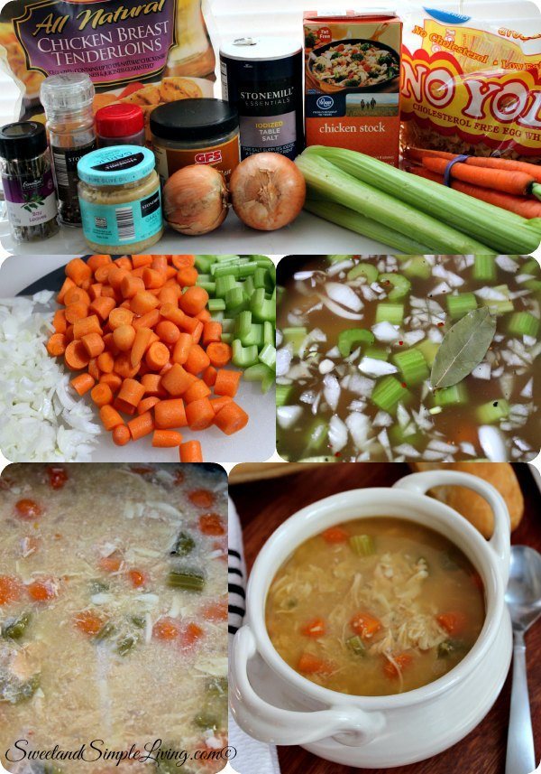 slow cooker chicken noodle soup