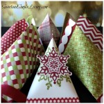 Christmas Paper Craft Ideas: Sour Cream Containers