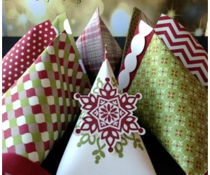 Christmas Paper Craft Ideas Sour Cream Container
