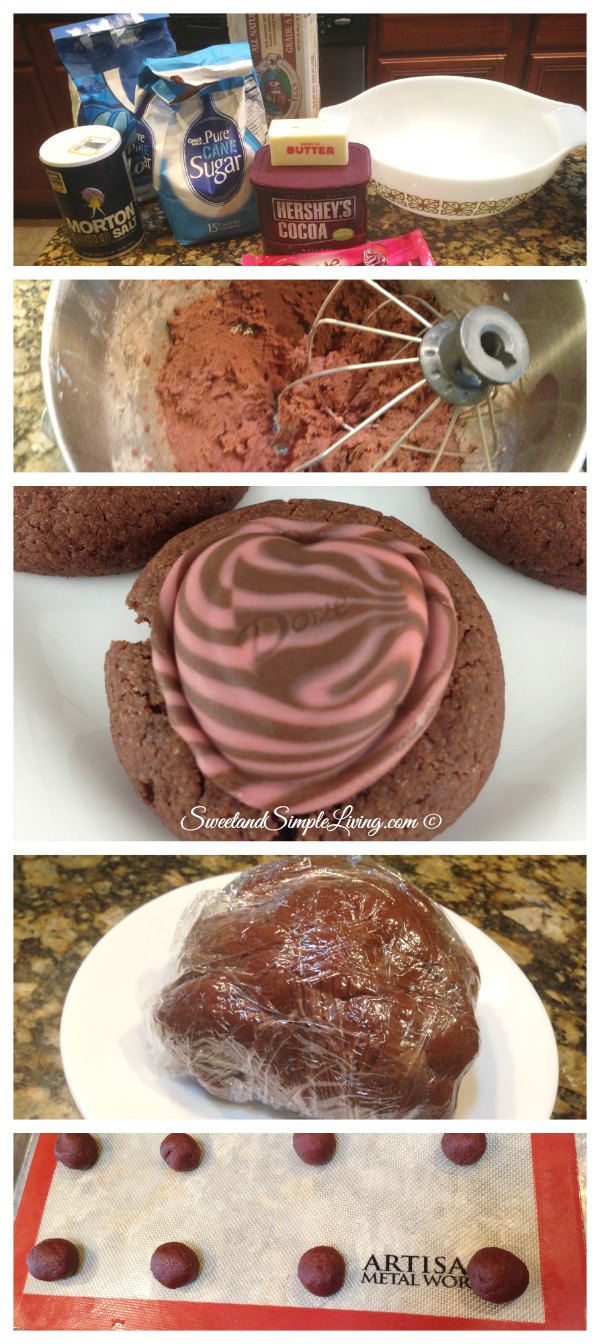 Chocolate Cookies Homemade Process