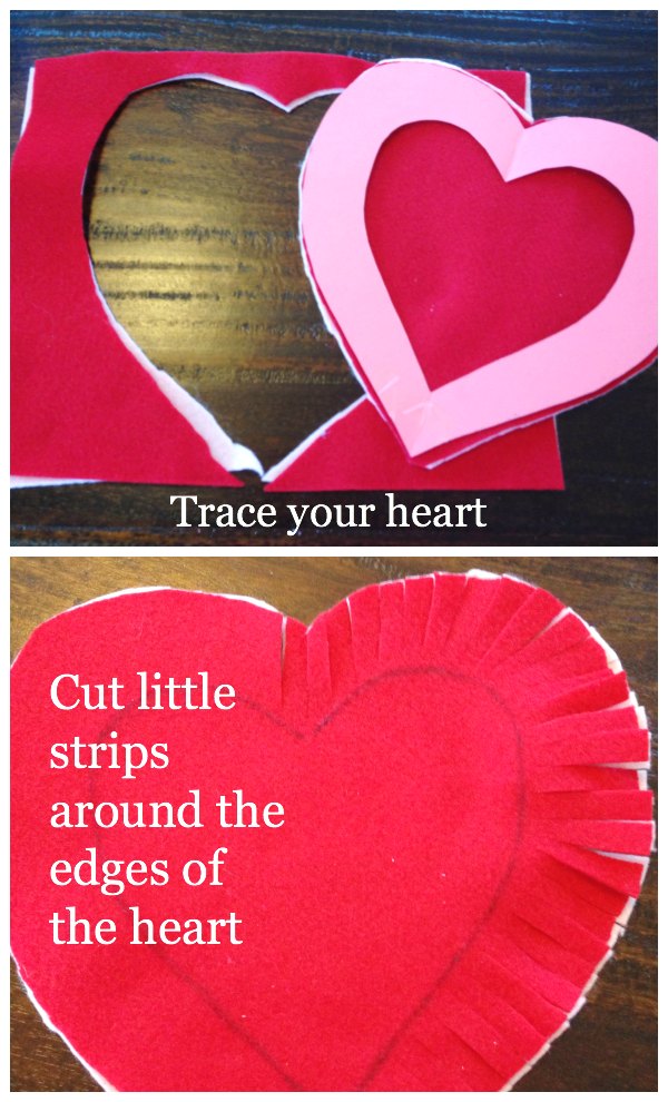 DIY Felt Heart Craft Idea