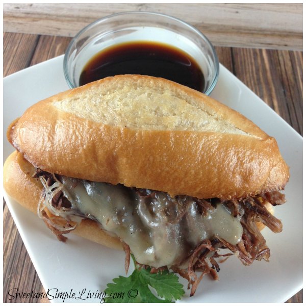 Easy French Dip Recipe in the Crockpot!