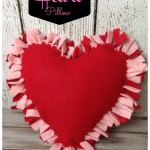 DIY Felt Heart Craft Idea:  No Sewing Required