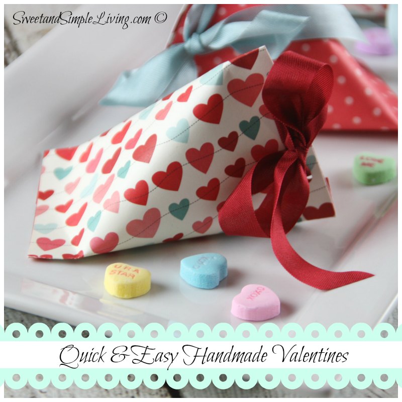 Valentine Crafts: Quick and Easy Treat Holders