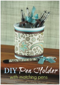DIY Pen Holder