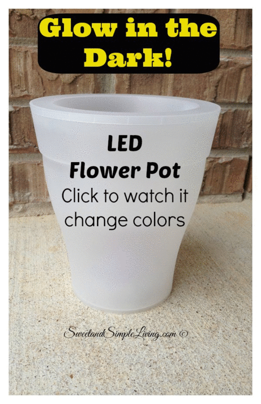 LED Flower Pot
