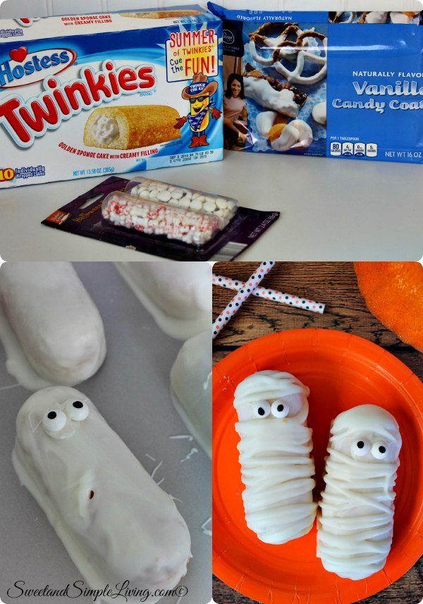 spooky twinkie mummies