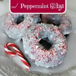 Homemade Chocolate Donuts with Peppermint Glaze