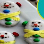 DIY Nutter Butter Snowman