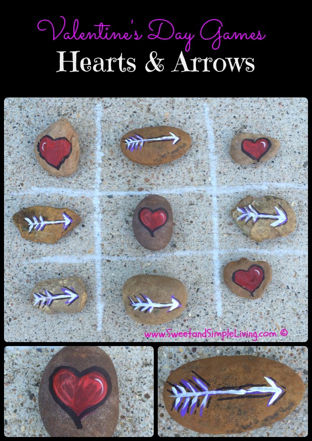 Valentine’s Day Games:  Hearts and Arrows