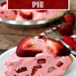 Simple Strawberry Mousse Pie