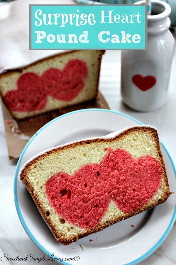 Surprise Heart Pound Cake