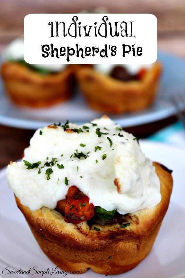 individual shepherd's pies