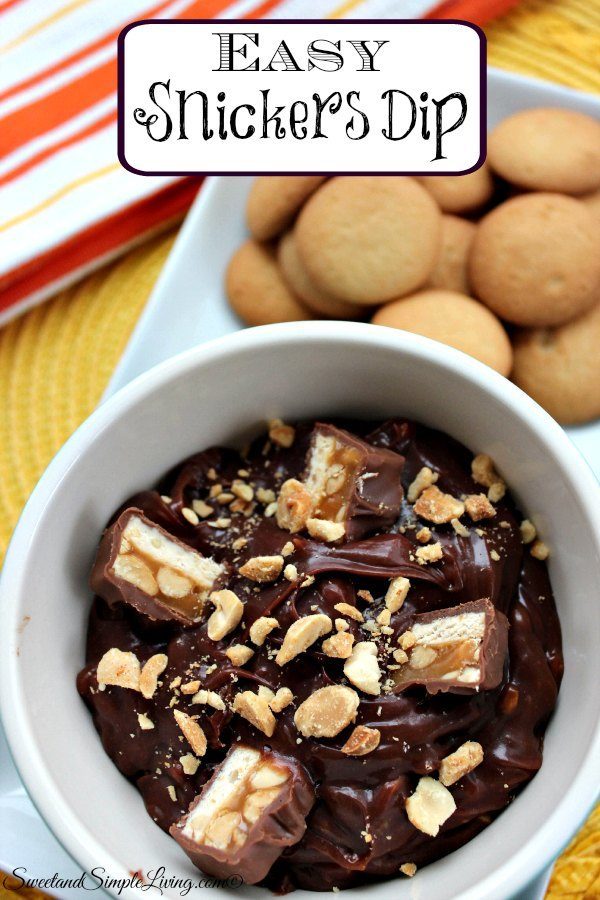 Easy Snickers Dip