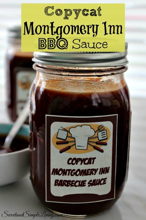 Copycat Montgomery Inn BBQ Sauce