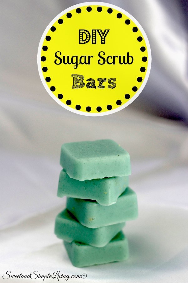 diy sugar scrub bars