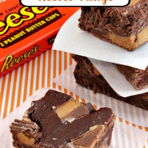 Quick and Easy Reese's Fudge Recipe! You'll LOVE this one!