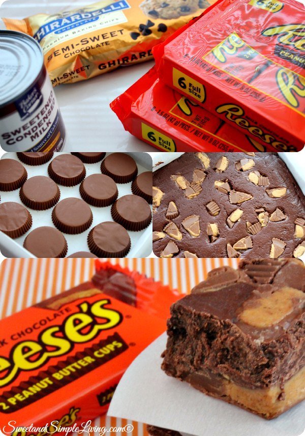 quick and easy reese's fudge