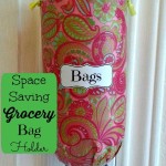 Space Saving Grocery Bag Holder