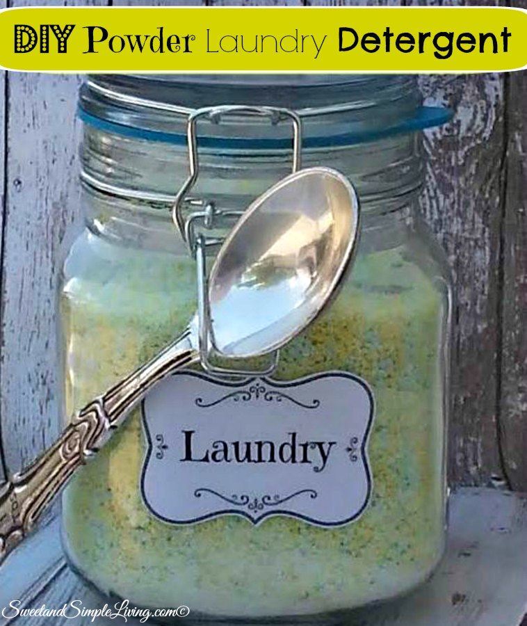 DIY Powder Laundry Detergent