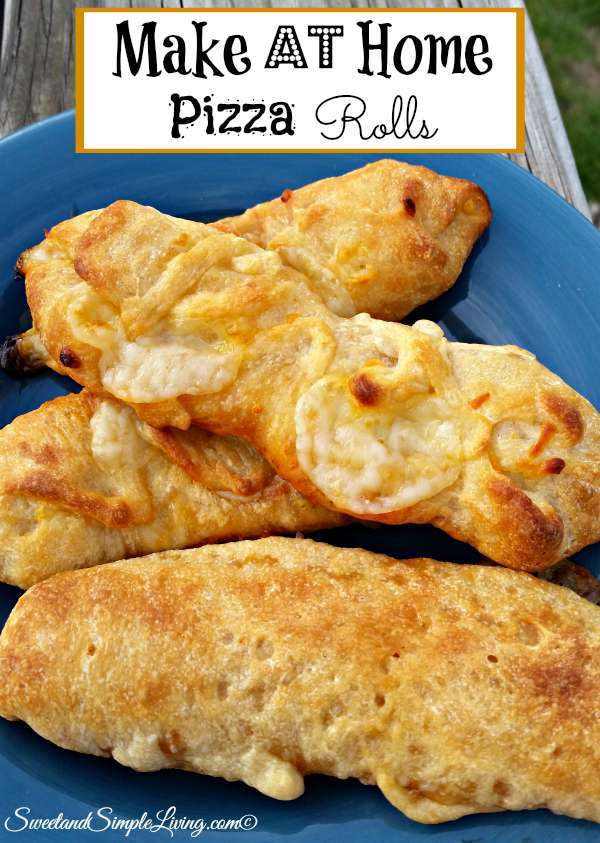 Make At Home Pizza Rolls