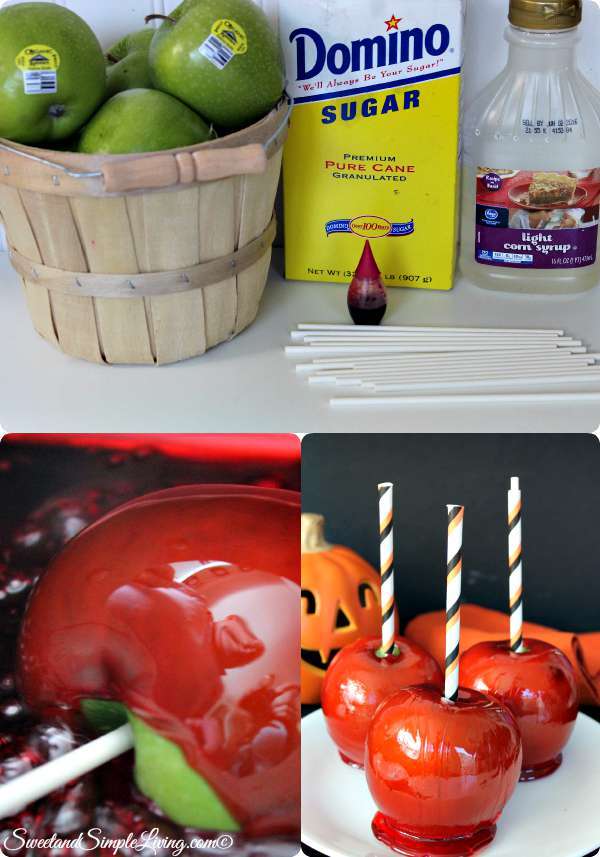 homemade candy apples